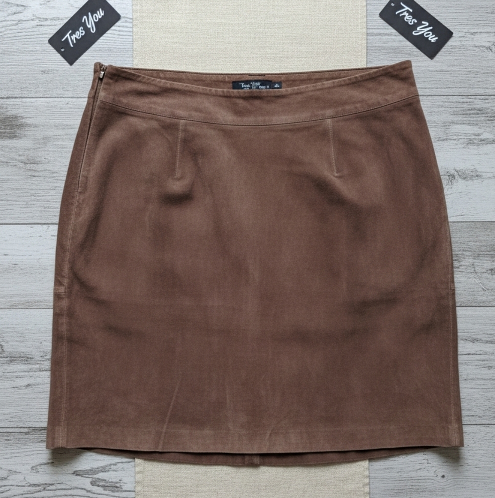 Brown Pencil Skirt for Women